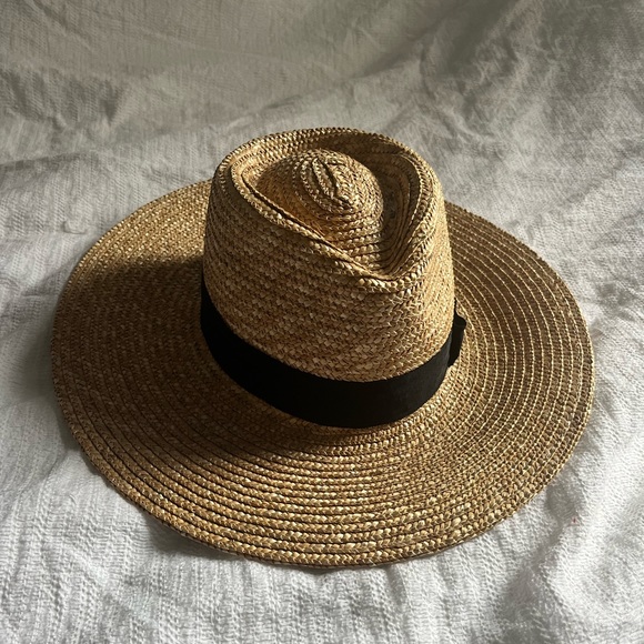 Nordstrom brixton brand wicker hat - Picture 1 of 3